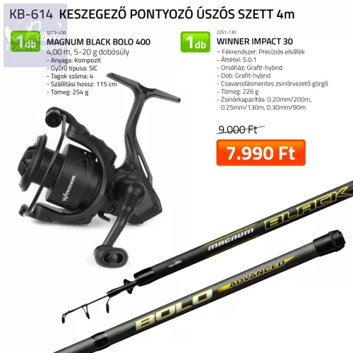 Nevis Keszegező pontyozó úszós szett 4,00m