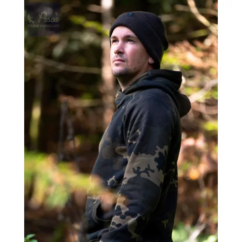 Korda TK Hoodie Dark Kamo Kapucnis Pulóver