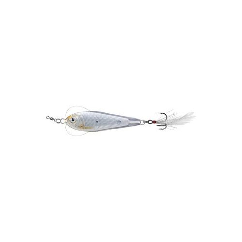 Livetarget Flutter Shad Jigging Spoon Silver Pearl