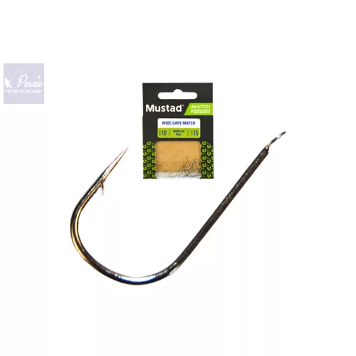 MUSTAD ULTRA NP WIDE GAPE POWER SPADE BARBED HOROG 15db/csomag