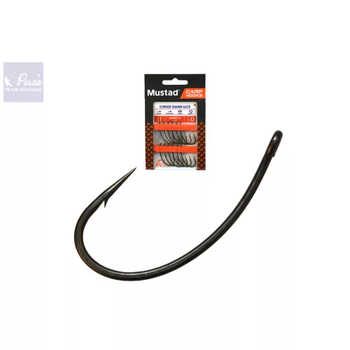 MUSTAD CARP CURVE SHANK ELITE HOROG 12db/csomag