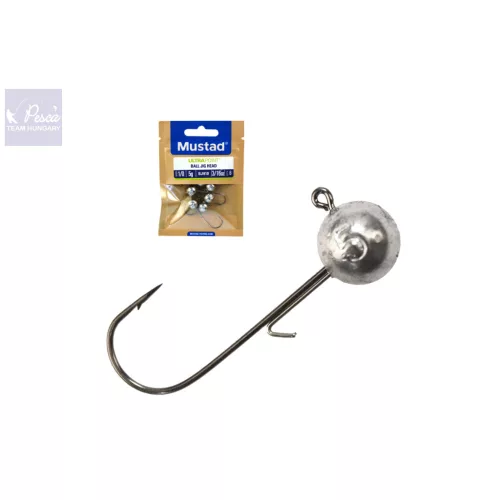 MUSTAD BALL JIG HEAD W/KEEPER - JIG FEJ KAMPÓVAL 3gr