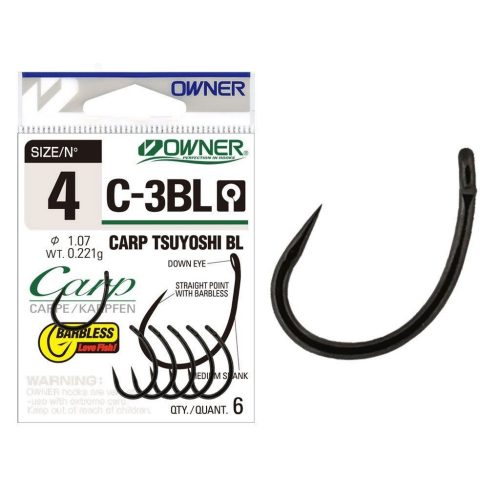 OWNER Carp C-3 Barbless 