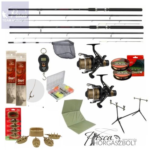 Carp Expert Smart Feeder Duplabotos Szett Rodpoddal 3,9 m