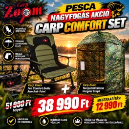   PESCA Nagyfogás Akció – Carp Comfort Set (Fotel + Sátras Horgászernyő)