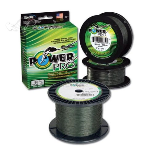 Power Pro Moss Green Fonott Zsinór 275m 