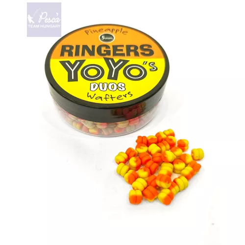 Ringers Yoyo Duos Orange and Yellow (5mm)
