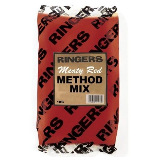 Ringers Groundbait Meaty Red Method Mix 1kg