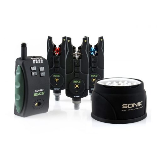 SONIK SKS 3+1 Elektromos Kapásjelző szett + Bivvy Lámpa