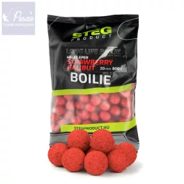Stég Long Life Boilie 20mm 800g Eper-Halibut