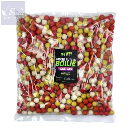 Stég Mixed Futter Boilie 4kg Fruit Mix