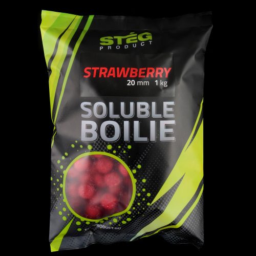Stég Product Soluble Boilie Strawberry 1kg