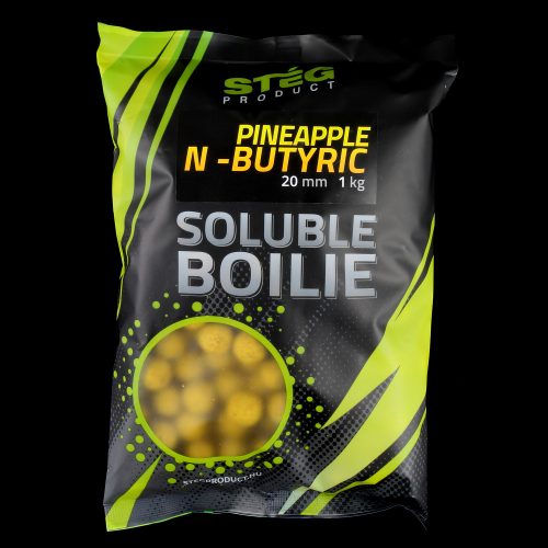 Stég Product Soluble Boilie Pineapple-N-Butyric 24mm 1kg