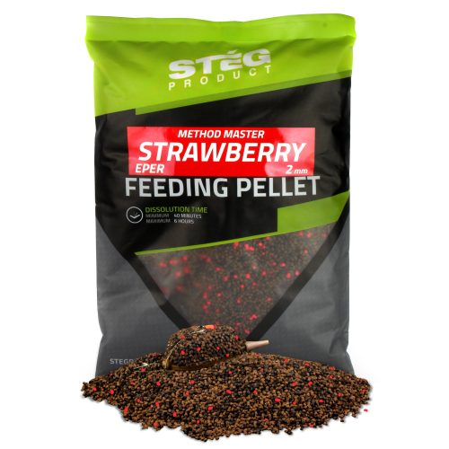 Stég Feeding Pellet 2mm Strawberry 800gr