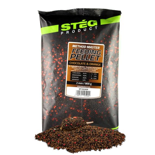 Stég Feeding Pellet 2mm Chocolate-Orange 800gr