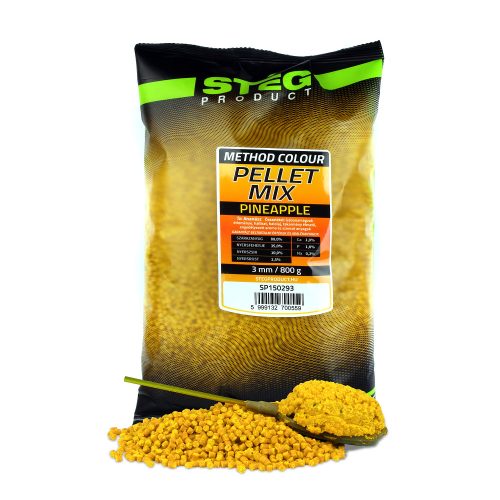 STÉG PELLET MIX 800GR 3MM PINEAPPLE