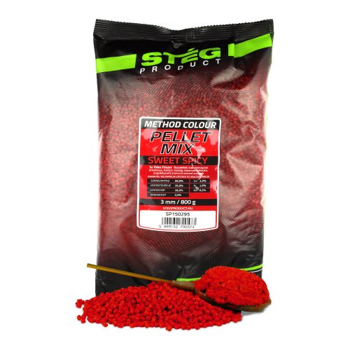 STÉG PELLET MIX 800GR 3MM SWEET SPICY