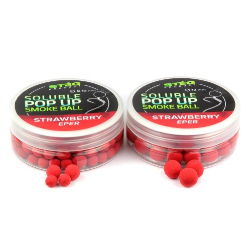 Stég Product Soluble Pop Up Smoke Ball 12mm Strawberry 25gr