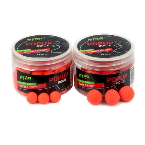Stég Product Pop Up Boilie SWEET SPICY 13mm 50gr