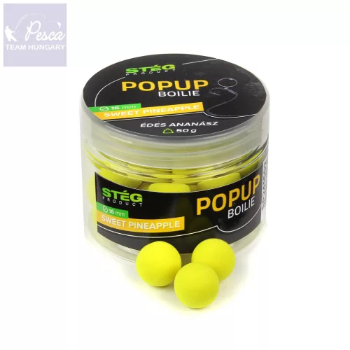 Stég Pop Up Boilies 16mm 50g Sweet-Pineapple