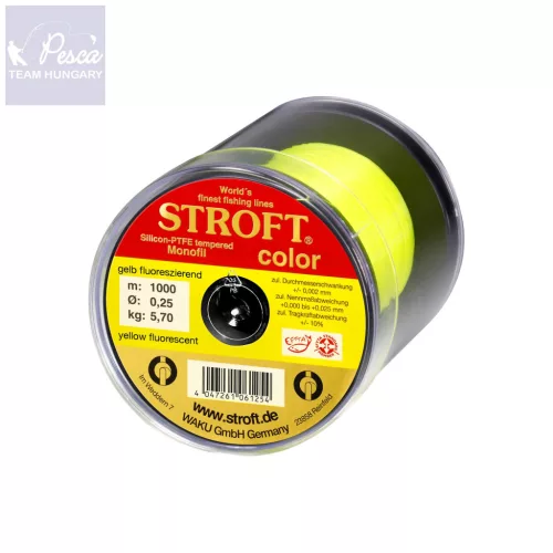 Stroft Color Yellow Fluorescent főzsinór 1000m