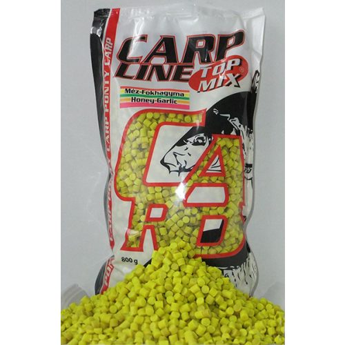 Top Mix Carp Line Fluoro Etető Pellet, Méz-Fokhagyma 4mm 800gr