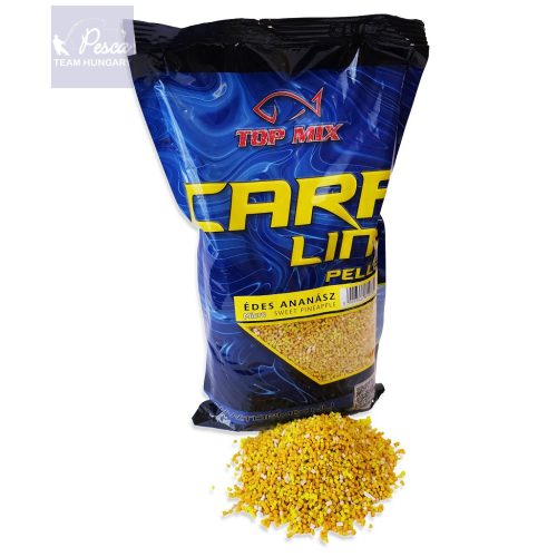 TOP MIX Carp Line Micro etető pellet: Édes Ananász 2,5mm 800gr
