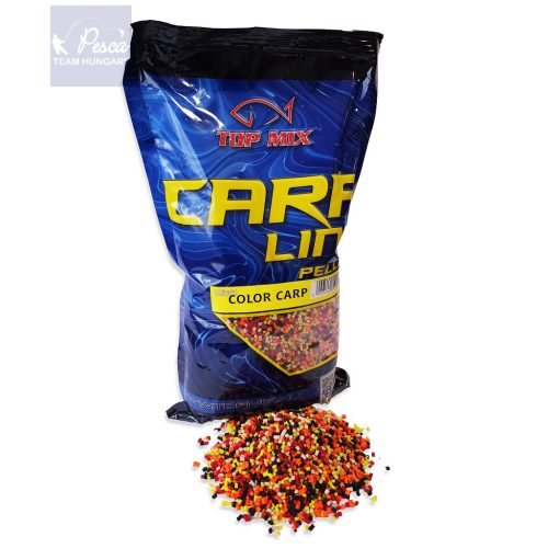 TOP MIX Carp Line Micro etető pellet: Color Carp 2,5mm 800gr