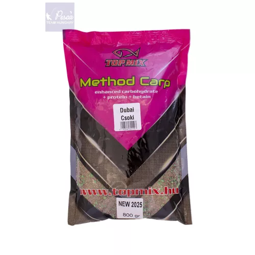 TOP MIX Method Carp etetőanyag - Dubai Csoki 800gr