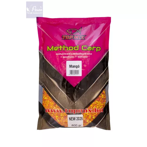 TOP MIX Method Carp etetőanyag - Mangó 800gr