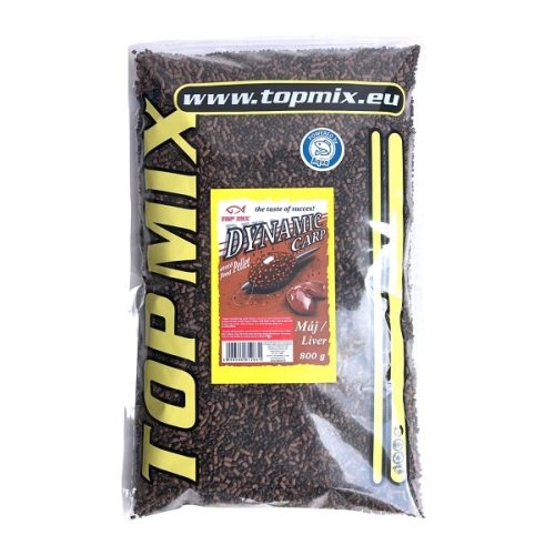 Top Mix Dynamic Carp Etető Pellet Máj 800gr