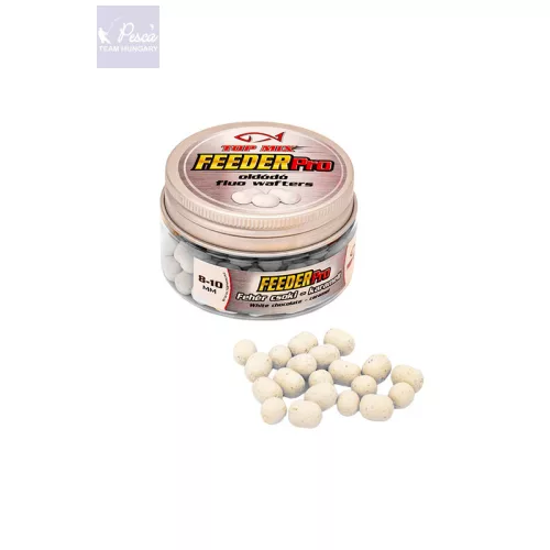 TOP MIX Feeder PRO Oldódó Fluo Wafters - Fehér csoki, Karamell 25gr