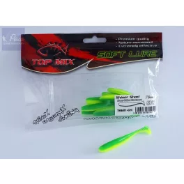 Top Mix Shiner Shad Green-Yellow Chartreuse Gumihal 7,6cm