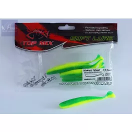 Top Mix Shiner Shad Green-Yellow Chartreuse  Gumihal 10cm 