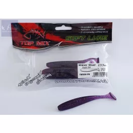 Top Mix Shiner Shad Purple Red Gumihal 10cm