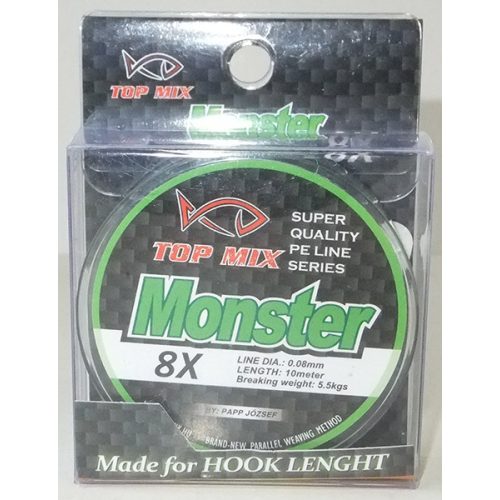 Top Mix X8 Monster Előke Zsinór 10m