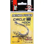 Top Mix Method feeder Circle Barbless hook