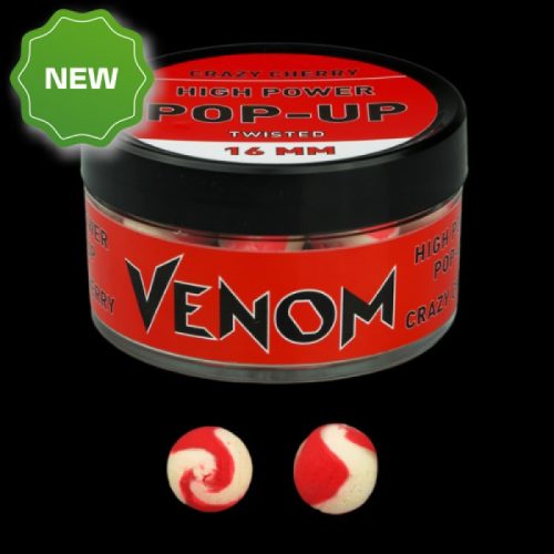 Feedermánia Venom High Power Pop-Up Boilie 16 mm CRAZY CHERRY