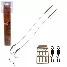   Varga's Előkötött Horog SR4 Wide Gape Rig Coated 2db/csomag