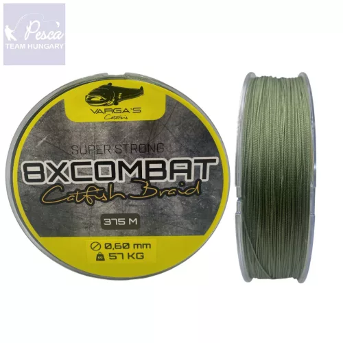 Varga's 8x Combat Catfish Braid Harcsázó Fonott zsinór 375m