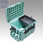 Meiho Bucket Mouth BM-7000 műanyag horgász láda Olive